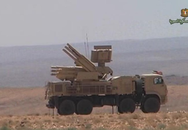 Pantsir-S1 Nga lập vùng bất khả xâm phạm quanh căn cứ tại Syria Pantsir-S1 Nga lập vùng bất khả xâm phạm quanh căn cứ tại Syria