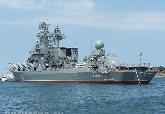 Tuần dương hạm Moskva sẽ Tuần dương hạm Moskva sẽ "canh gác" không phận Latakia