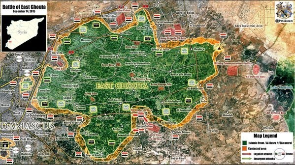Chiến cuộc thành Homs, hàng trăm xe tiếp viện IS bất ngờ tấn công Khu vực Damascus, sân bay trực thăng ở Rural