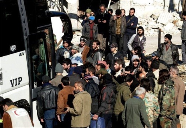 Cuộc di tản chiến binh và dân thường lớn ở Syria Cuộc di tản chiến binh và dân thường lớn ở Syria