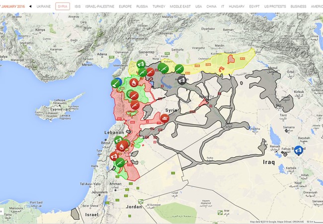 Phản kích thất bại, khủng bố mất hàng chục tay súng Tổng quan tình hình chiến sự Syria đến sáng ngày 07.01.2016