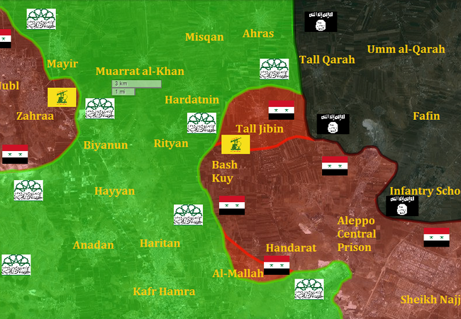 Quân đội Syria chuẩn bị giải phóng thị trấn Nubl và Zahraa Quân đội Syria chuẩn bị giải phóng thị trấn Nubl và Zahraa