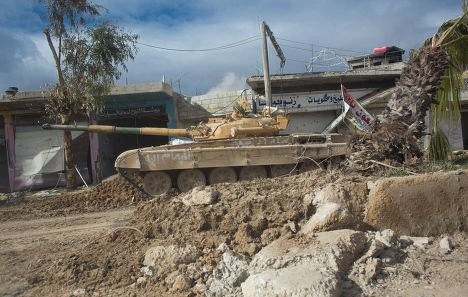Quân đội Syria truy quét lực lượng khủng bố ở làng Dweir al-Zaitoun Quân đội Syria truy quét lực lượng khủng bố ở làng Dweir al-Zaitoun