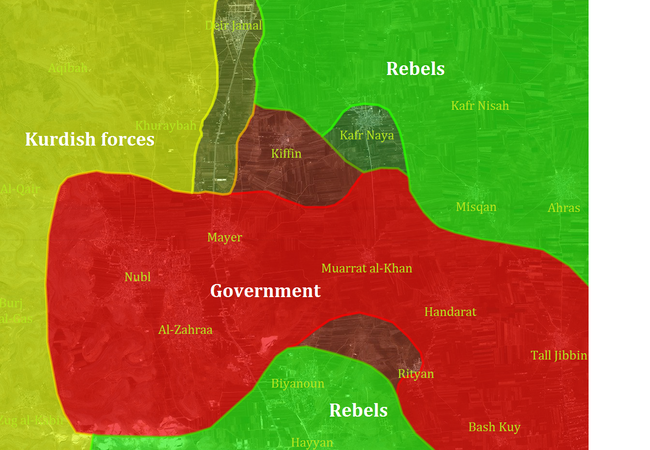 Dân quân người Kurd và quân đội Syria phối hợp tấn công ở Bắc Aleppo Dân quân người Kurd và quân đội Syria phối hợp tấn công ở Bắc Aleppo