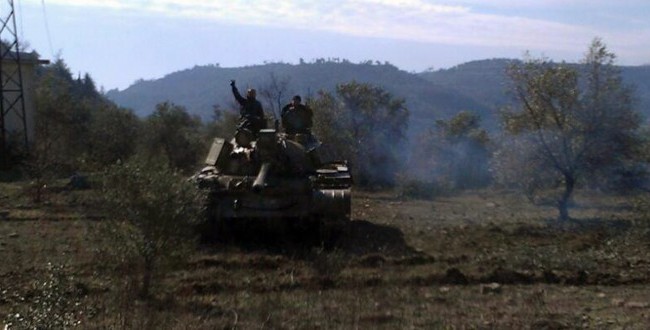 Quân đội Syria giành được nhiều cao điểm, khu dân cư ở Bắc Latakia Quân đội Syria giành được nhiều cao điểm, khu dân cư ở Bắc Latakia