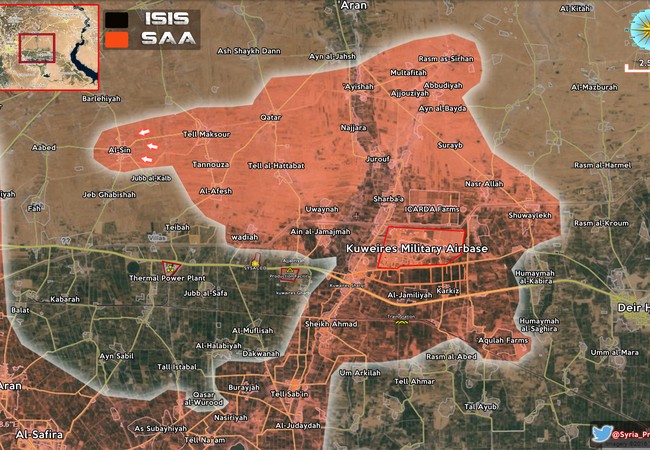 Lực lượng đặc nhiệm Tigers đánh chiếm làng Asiin Đông Aleppo Lực lượng đặc nhiệm Tigers đánh chiếm làng Asiin Đông Aleppo