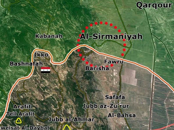 Lữ đoàn biệt kích 103 giải phóng 3 làng liên tiếp ở Bắc Aleppo Làng Al-Sirmaniyah thuộc miền Bắc Latakia
