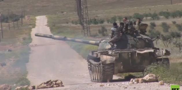 Quân đội Syria giành được một làng ở ngoại ô Palmyra Quân đội Syria giành được một làng ở ngoại ô Palmyra