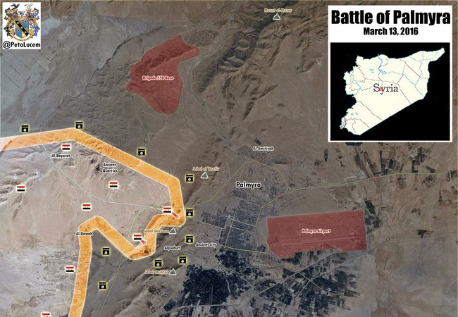 Quân đội Syria tấn công Palmyra, trận chiến sống còn của chế độ Quân đội Syria tấn công Palmyra, trận chiến sống còn của chế độ