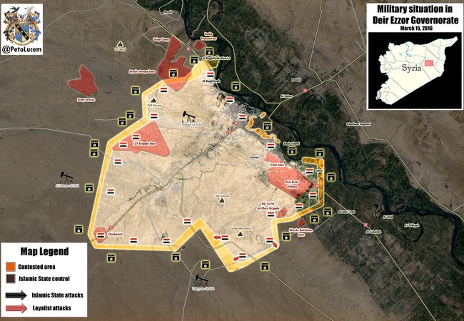 Cuộc chiến giành Deir Ezzor, quân đội Syria bất ngờ chiếm ưu thế tấn công Cuộc chiến giành Deir Ezzor, quân đội Syria bất ngờ chiếm ưu thế tấn công