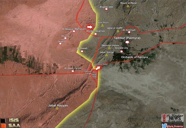 Lực lượng Tigers và đồng minh tấn công khách sạn Semiramis, Palmyra Lực lượng Tigers và đồng minh tấn công khách sạn Semiramis, Palmyra