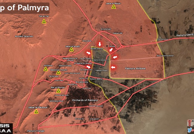 Lực lượng Tigers và đồng minh giải phóng sân bay quân sự Palmyra Lực lượng Tigers và đồng minh giải phóng sân bay quân sự Palmyra