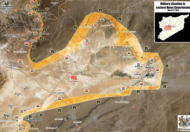 Quân đội Syria tăng cường lực lượng tấn công thành phố Qaryatayn, Homs Quân đội Syria tăng cường lực lượng tấn công thành phố Qaryatayn, Homs