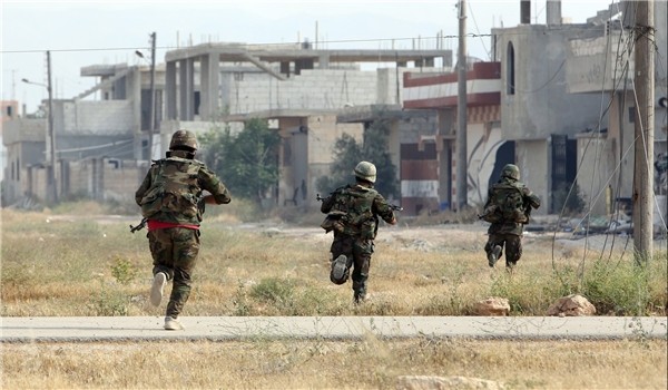 Quân đội Syria quyết liệt tấn công giành lại thị trấn al-Eis Quân đội Syria quyết liệt tấn công giành lại thị trấn al-Eis