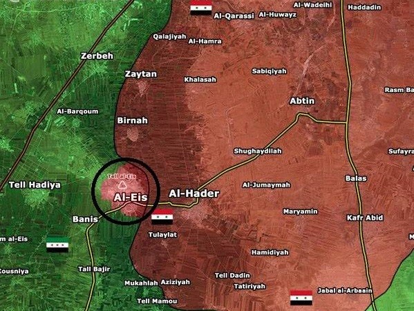 Lực lượng vũ trang Syria giải phóng thị trấn al-Eiss miền Nam Aleppo Lực lượng vũ trang Syria giải phóng thị trấn al-Eiss miền Nam Aleppo