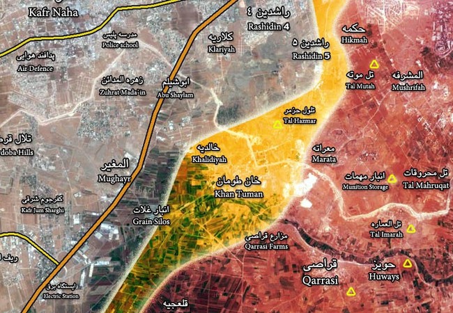 Quân đội Syria tập trung quân, chuẩn bị tấn công Khan Touman Quân đội Syria tập trung quân, chuẩn bị tấn công Khan Touman