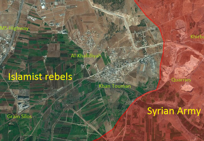 Quân đội Syria buộc phải giải phóng Khan Touman Quân đội Syria buộc phải giải phóng Khan Touman
