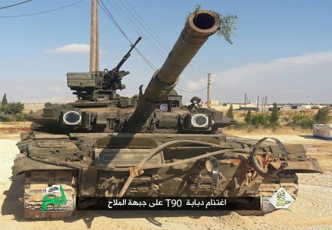 Lực lượng Tigers thất bại, Hồi giáo cực đoan cướp được 1 xe T-90 Lực lượng Tigers thất bại, Hồi giáo cực đoan cướp được 1 xe T-90