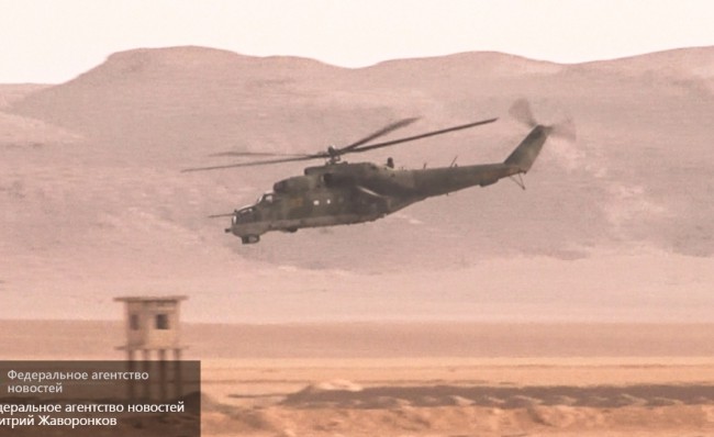 Nga sử dụng Mi – 24 chống IS, vô hiệu hóa MANPAD phương Tây. Máy bay trực thăng tấn công Mi-24 Cá sấu bay ở Syria