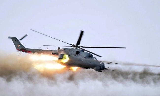 IS tuyên bố bắn hạ một máy bay Mi-24 không quân Syria Máy bay Mi-24 không quân Syria