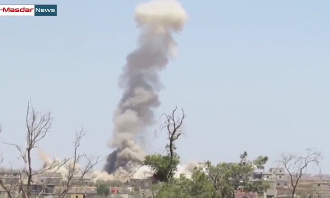 Video: Không quân Syria đập tan chiến dịch tấn công của FSA trên miền Nam Syria Không quân Syria không kích ác liệt thị trấn Bosra al-Sham