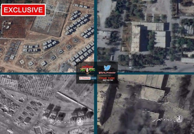 Không quân Syria dội mưa bom xuống lực lượng thánh chiến hướng tây nam Aleppo (Video) Những địa điểm bị không quân Syria không kích ác liệt