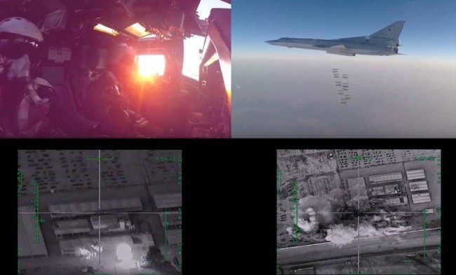 Video: Không quân chiến lược tầm xa Nga không kích IS ở Deir El Zzor Không quân Nga không kích IS ở Deir Ezzor