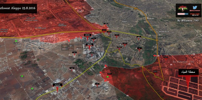 Video: Xe tăng T-55 Syria trúng tên lửa TOW-2 vẫn sống sót ở Aleppo Bản đồ chiến sự Aleppo ngày 25.08.2016