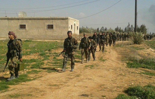 Quân đội Syria tấn công mạnh chạy đua thời gian với thỏa thuận ngừng bắn Lực lượng binh sĩ Tigers trên đường hành quân