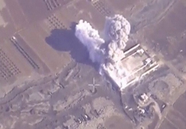 Nga - Mỹ sẽ cùng tiến hành không kích IS ở Syria Không quân Nga không kích ở Syria (ảnh minh họa)