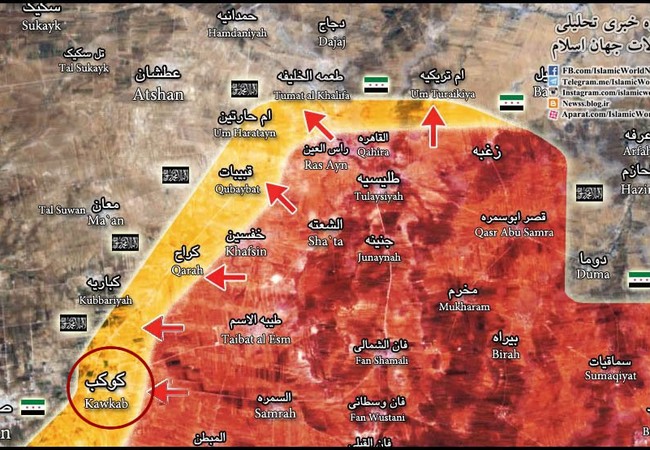 Video chiến sự Syria: Quân chính phủ diệt hàng trăm chiến binh Hồi giáo ở Hama Bản đồ chiến sự vùng Đông Bắc tỉnh Hama