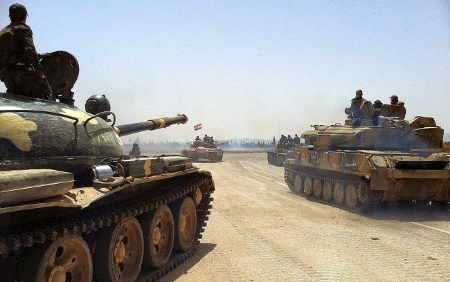 “Hổ Syria”, Diều hâu sa mạc bẻ gãy cuộc tấn công thánh chiến ở Aleppo (video) Tăng, thiết giáp quân đội Syria