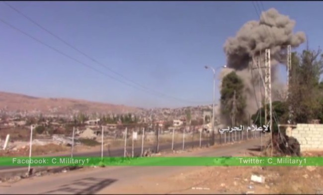 Video chiến sự Syria: Hàng chục tay súng thánh chiến bị chôn sống dưới hầm ngầm Vụ nổ đánh sập đường hầm giao thông của lực lượng Hồi giáo cực đoan trên vùng ngoại ô Damascus