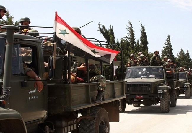 Quân đội Syria dồn binh lực tấn công phiến quân ở ngoại vi Damascus (video) Lực lượng quân tăng cường của quân đội Syria đến Đông Ghouta