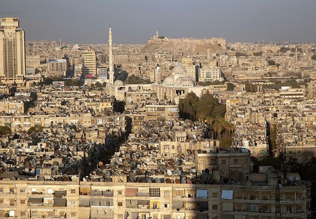 Quân đội Syria dẹp tan phiến quân, mở tuyến giao thông đông - tây Aleppo (video) Toàn cảnh một góc thành phố Aleppo (ảnh Kinana Allouche)