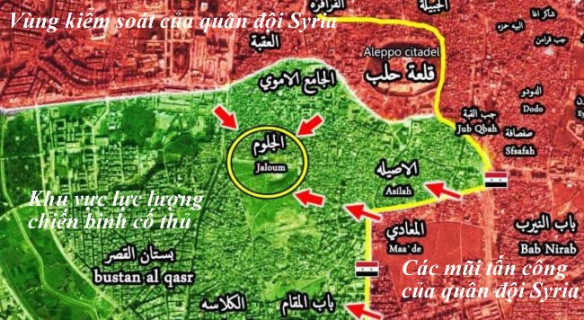 Trận chiến Aleppo: Tình hình chiến sự Aleppo ngày 11.12.2016