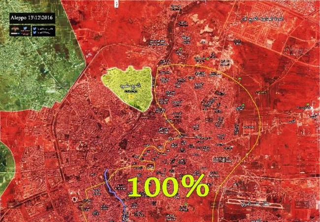 Chiến sự Aleppo: Quân đội Syria toàn thắng, phiến quân nộp vũ khí đầu hàng (video) Toàn bộ chiến trường Aleppo hoàn toàn giải phóng