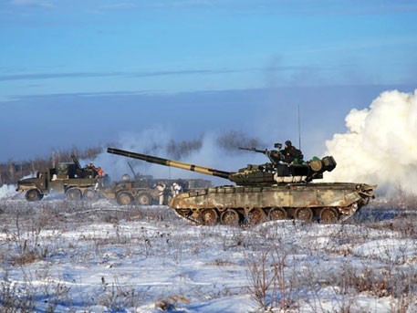 Chiến sự Ukraine: 40 lính Kiev tử trận nằm lại chảo lửa Debaltsevo (video) Trận chiến trên chiến trường Debaltsevo, Donbass