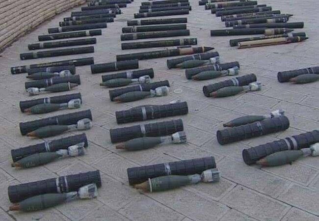 Quân đội Syria thu giữ số lượng lớn vũ khí của Pháp tại căn cứ phiến quân Đạn súng cối 81 mm và rockets thu giữ được có nguồn gốc từ Pháp