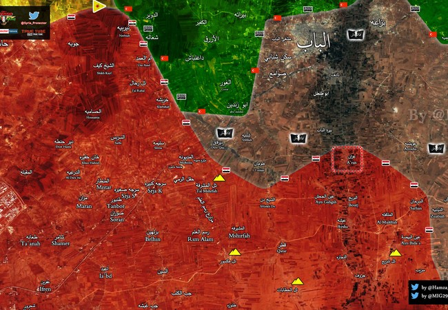 “Hổ Syria” đoạt thị trấn lá chắn cuối cùng của IS tại Al-Bab (chùm video) Thị trấn Aran, lá chắn phòng ngự vững chắc của IS cho thành phố Al-Bab được lực lượng Tiger giải phóng