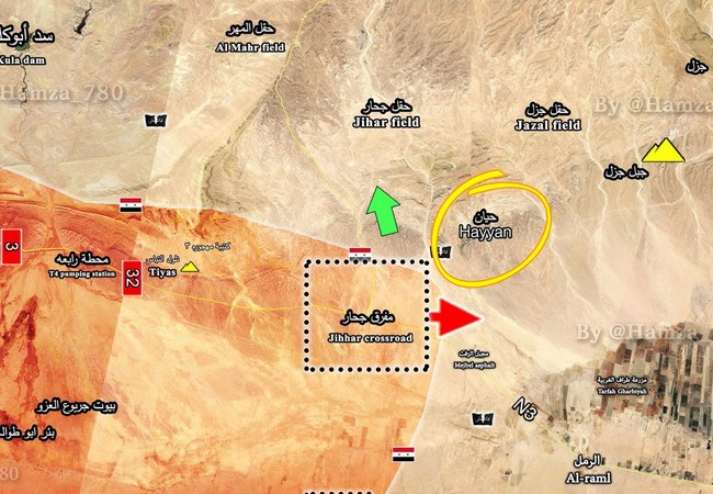 Chiến trường Palmyra: Hàng loạt tay súng IS chết trận (video) Bản đồ tình hình chiến sự Palmyra