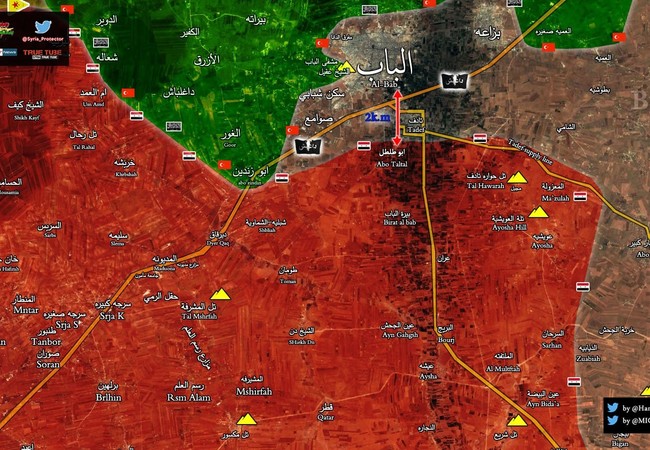 Chiến sự Syria: Nga yểm trợ “Hổ Syria” xung trận, IS lâm nguy Quân đội Syria chỉ còn 2 km đến cửa ngõ phía đông thành phố Al-Bab