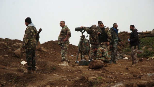 Chảo lửa Deir Ezzor: Quân đội Syria diệt hàng chục chiến binh IS bằng bom đường hầm Binh sĩ quân đội Syria trên chiến trường Deir Ezzor