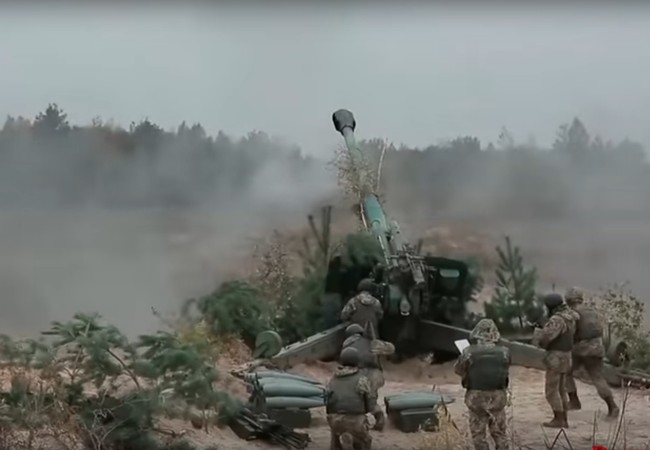 Chiến sự Ukraine: Quân Kiev pháo kích ác liệt Donesk, chuẩn bị tấn công lớn (video) Pháo binh Ukraine tập kích hỏa lực vào khu vực Donesk