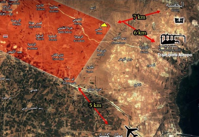 “Hổ Syria Tình hình chiến sự chiến trường phía đông Aleppo