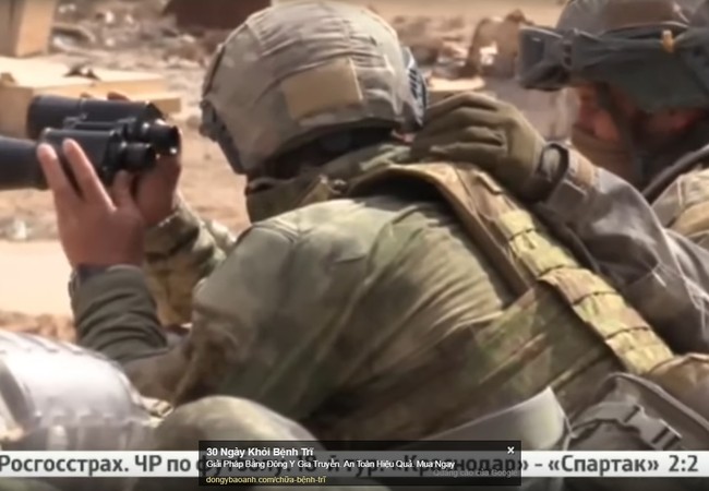 Chiến sự Syria: Đặc nhiệm Nga trực tiếp tham chiến diệt IS tại Palmyra (video) Lính đặc nhiệm Nga trên chiến trường Palmyra