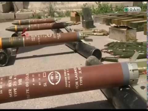 Quân đội Syria chiếm giữ lượng lớn vũ khí phiến quân ở Damascus Quân đội Syria thu giữ một số lượng lớn vũ khí đạn dược vận chuyển cho phiến quân ở Damascus
