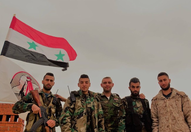 “Hổ Syria Lực lượng vũ trang địa phương NDF Syria trên chiến trường Hama