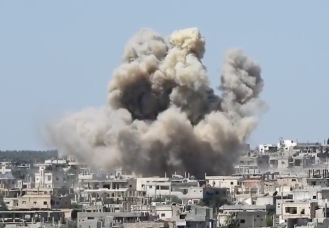 Chiến sự Syria: Quân Assad thất thế trước phiến quân tại Daraa Không quân Nga không kích dữ dội trên chiến trường thành phố Daraa