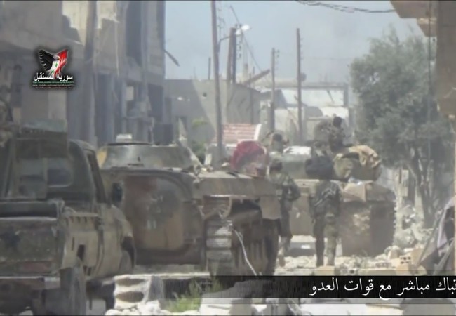 Cận cảnh “Hổ Syria” xung trận đè bẹp phiến quân ở Hama (video) Binh sĩ lực lượng Tiger tấn công trên chiến trường miền bắc Hama